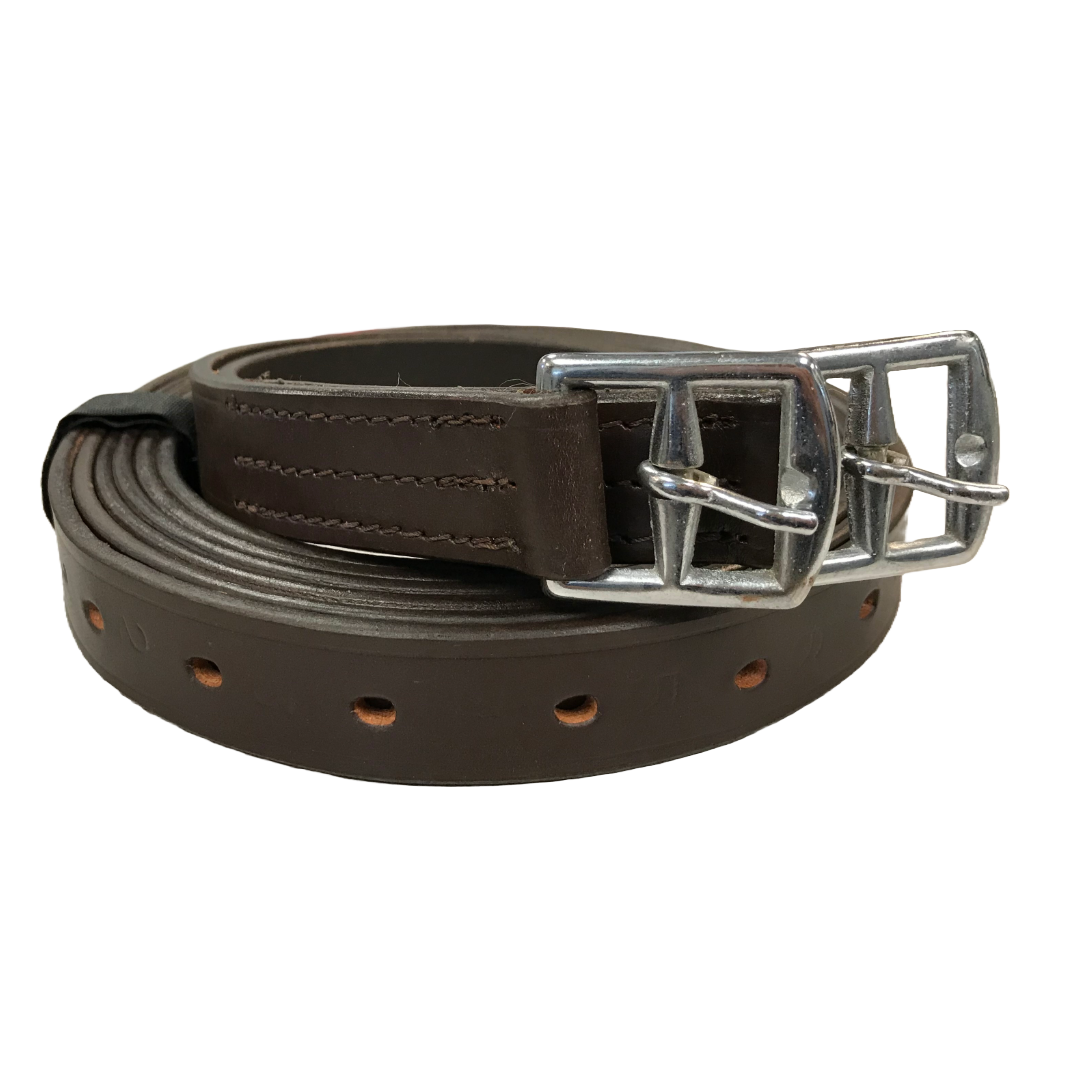 Soft Leather Stirrup Leathers with Stainless Steel Hardware HV