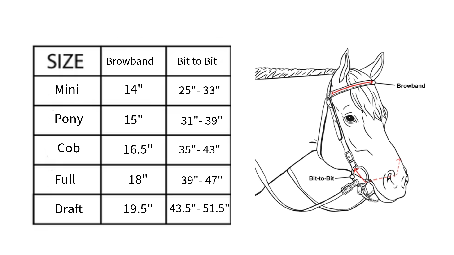 Tahoe Tack Barbwire Leather Western Hand Tooled Browband Headstall with Matching Split Reins Size chart