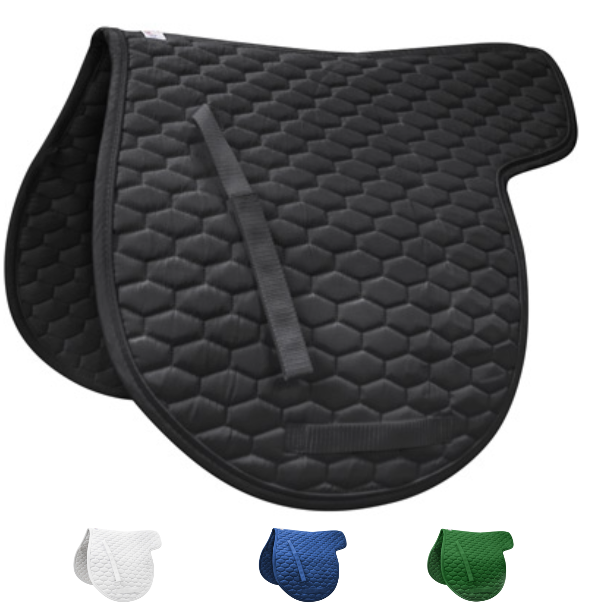 Derby Originals  All Purpose Quilted Contour English Saddle Pad all colors