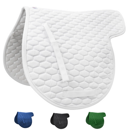 Derby Originals  All Purpose Quilted Contour English Saddle Pad