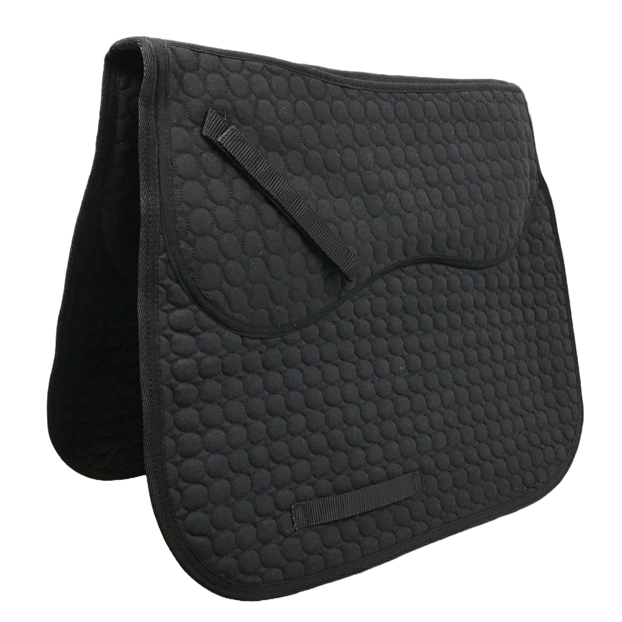 Derby Originals Extra Comfort All Purpose English Saddle Pad with Removable Memory Foam black