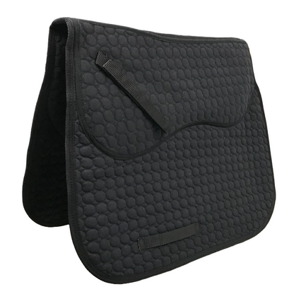 Derby Originals Extra Comfort All Purpose English Saddle Pad with Removable Memory Foam black