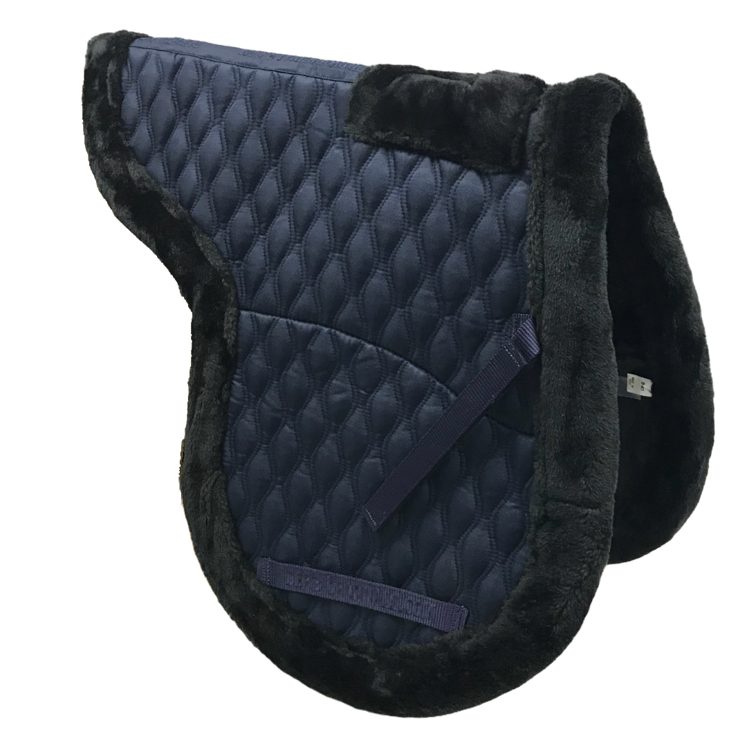 Derby Originals Shaped Wither Relief Dressage English Saddle Pad  Blue main