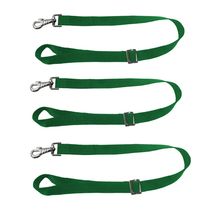 DERBY HEAVY DUTY ADJUSTABLE  NYLON HANGING BUCKET STRAPS FOR WATER AND FEED BUCKETS - GREEN COLOR