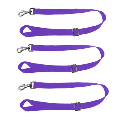 DERBY ORIGINALS HEAVY DUTY ADJUSTABLE 30” NYLON HANGING BUCKET STRAPS FOR WATER AND FEED BUCKETS-PURPLE COLOR