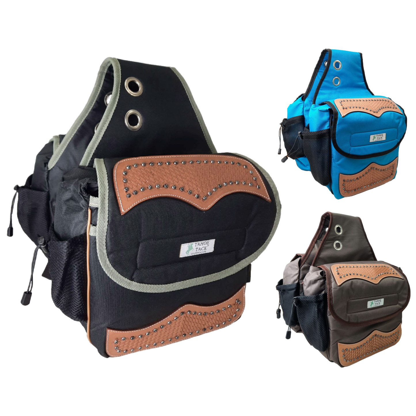 Tahoe Tack Durango Triple Layer Padded 600D Western Saddle Bag with 1 Year Warranty