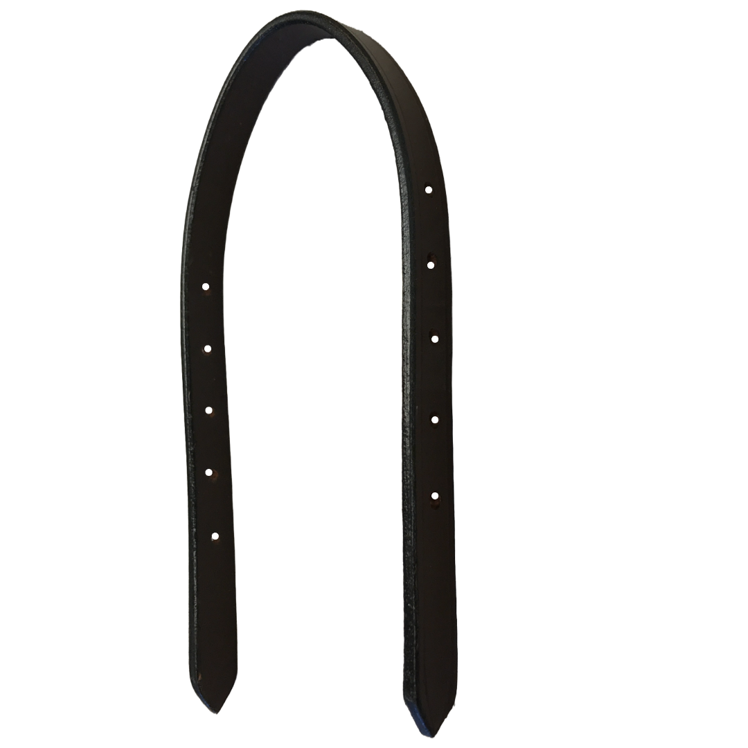 Tahoe Tack 14” Replacement Leather Breakaway Crown for Mini Horse Halters Bent Image