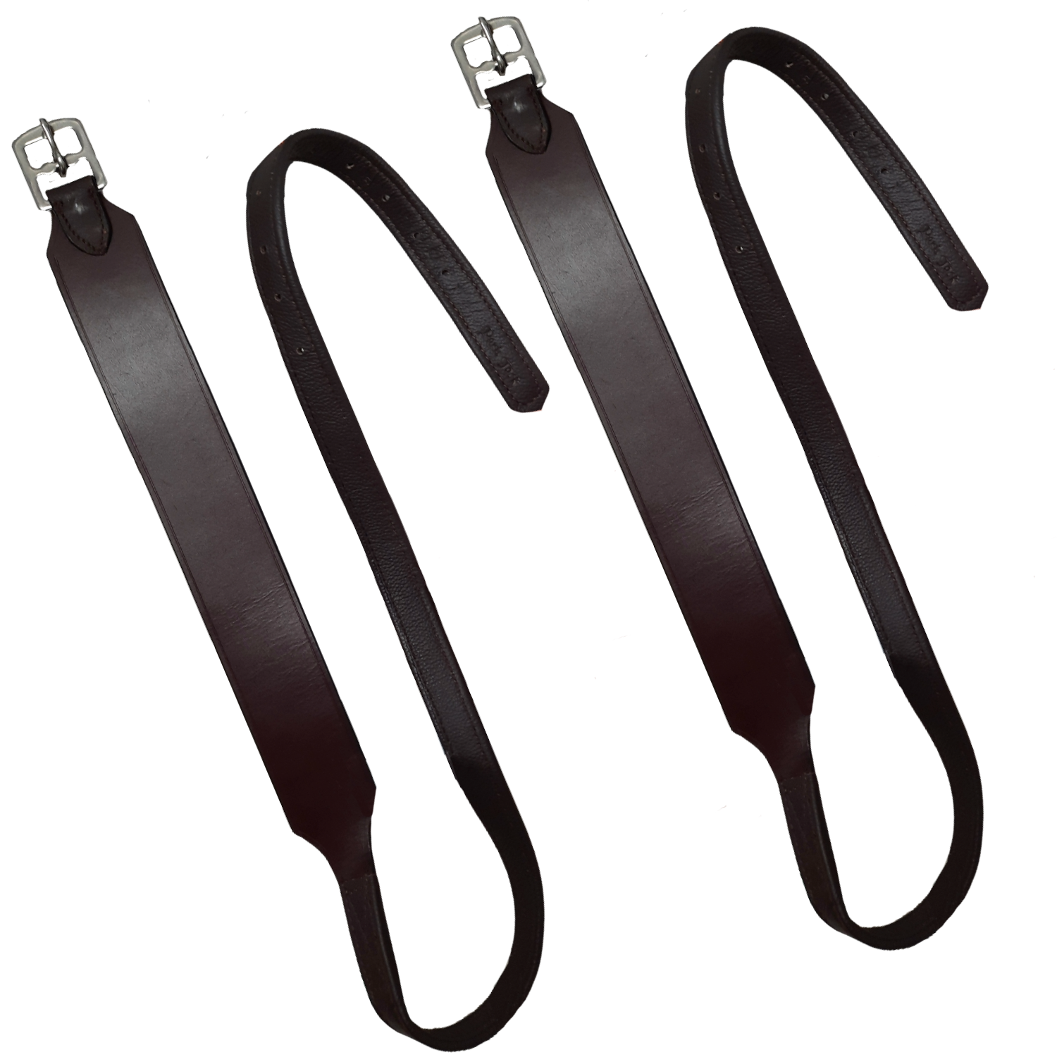 Paris Tack  Super Soft 3 Layer Leather English Wide Stability Stirrup Leathers for Dressage and Jumping with 1 Year Warranty