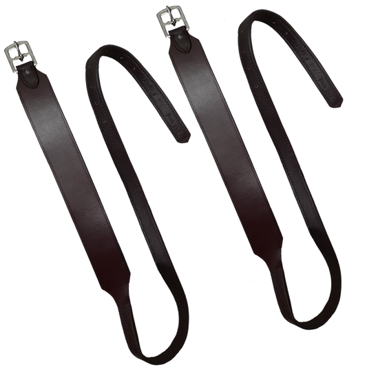 Paris Tack  Super Soft 3 Layer Leather English Wide Stability Stirrup Leathers for Dressage and Jumping with 1 Year Warranty