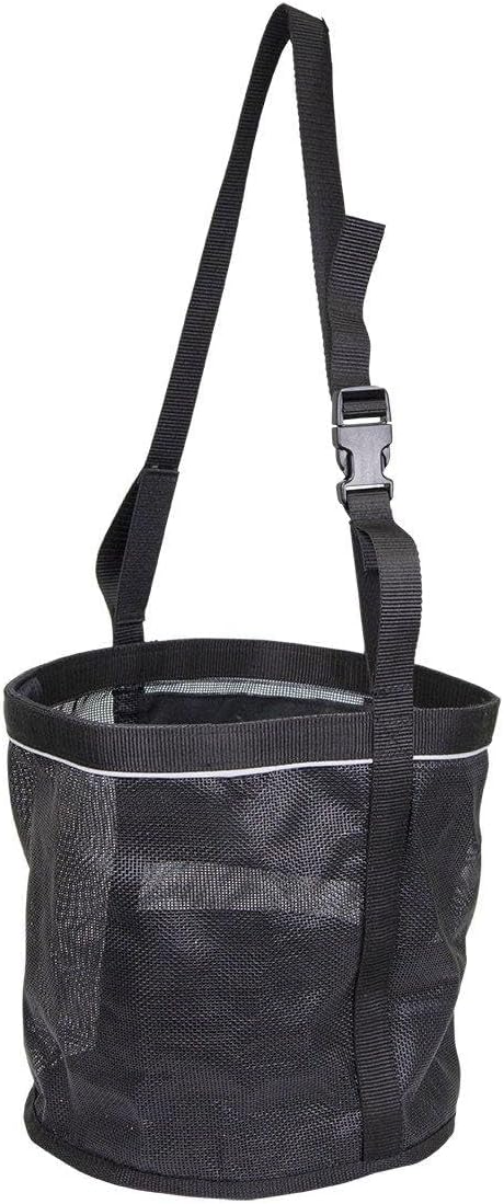 Derby Originals Heavy Duty PVC Mesh Reflective Feed Bag With Extra Comfort Noseband Padding No Spill Flap Design