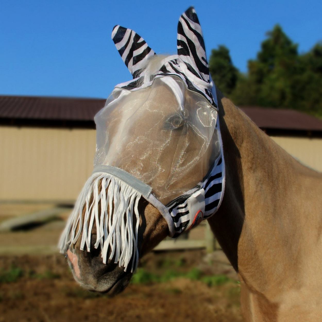 Fly Mask Zebra Horse