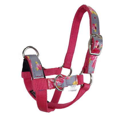 Tahoe Tack Nylon Overlay Sheep and Goat Training Halter with Padded Noseband  GRF