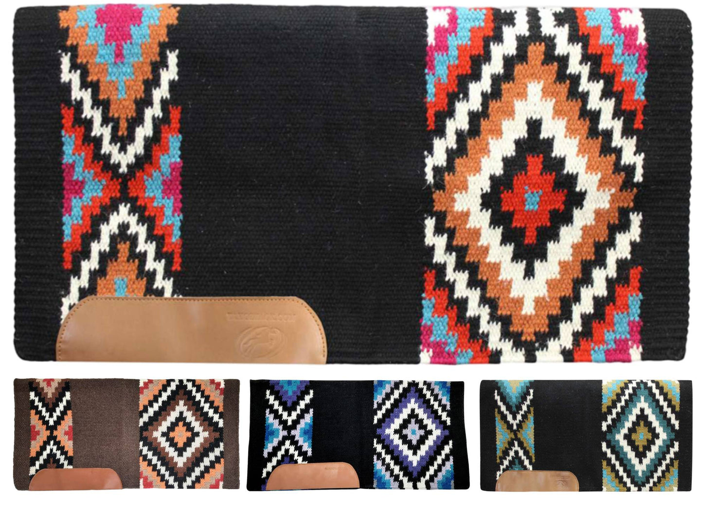 Tack 34" x 36" Maisie New Zealand Wool Western Show Saddle Blanket