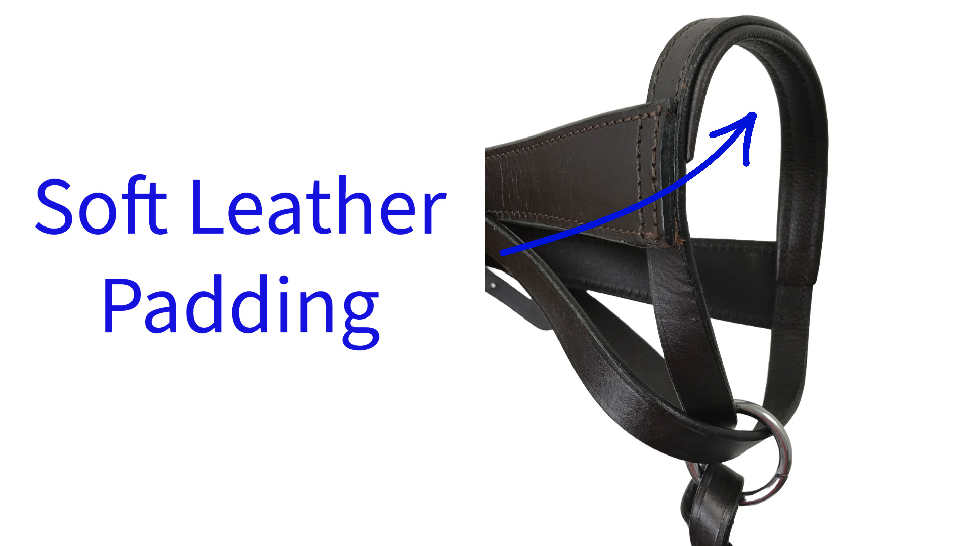 Double Layered Leather Grow With Me Adjustable Horse Foal Halter