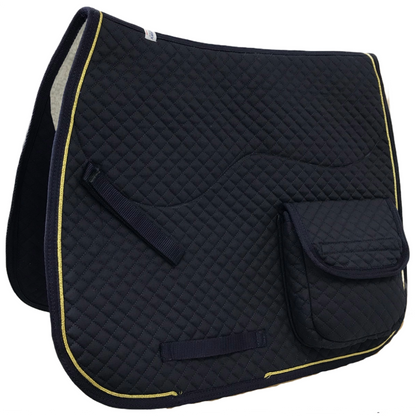 Saddle Pad with Pockets and Half Fleece