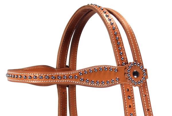 Tahoe Tack High Country Show Spotted Browband Headstall