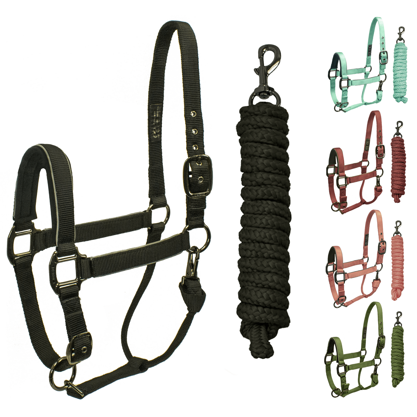 Reflective Safety Stable Horse Halters  Swatch