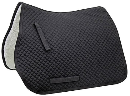 Derby Originals Dressage Diamond Quilted Saddle Pad With Full Fleece Lining