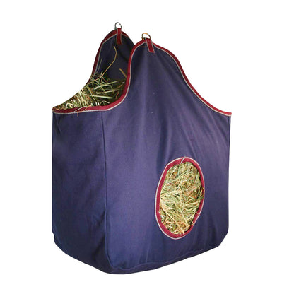 Canvas Horse Hay Bag  2 Sided Combo main blue