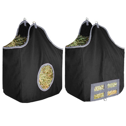 Canvas Horse Hay Bag  2 Sided Combo 