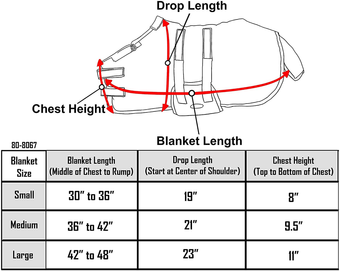 Derby Originals Reflective Safety No Hardware Winter Foal Turnout Blanket Size chart