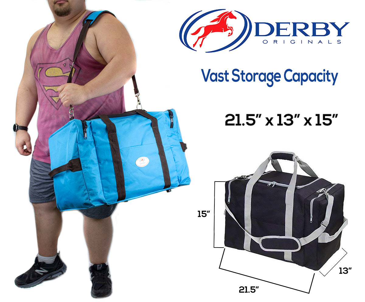 Derby Originals Duffle Gear Bag Matches Other Tack Carry Bags Dimensions