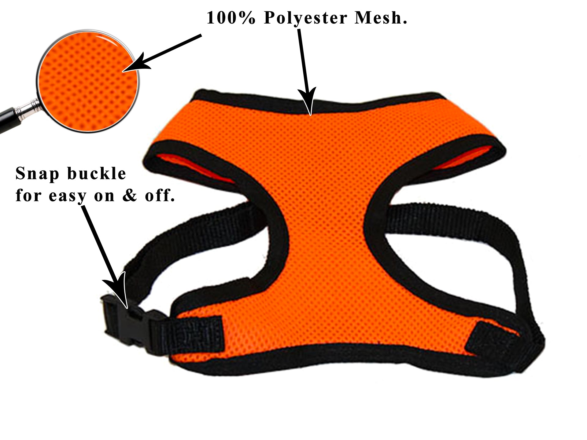 Comfort Mesh Dog Harness by cuteNfuzzyÂ® with Details