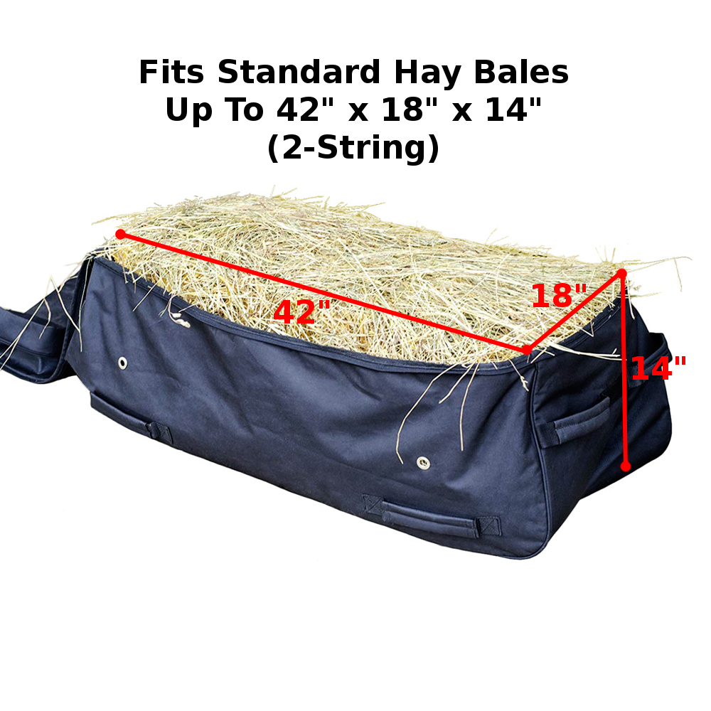 Derby Originals Patriotic American Flag 1200D Waterproof Rolling Hay Bale Bag  Dimensions