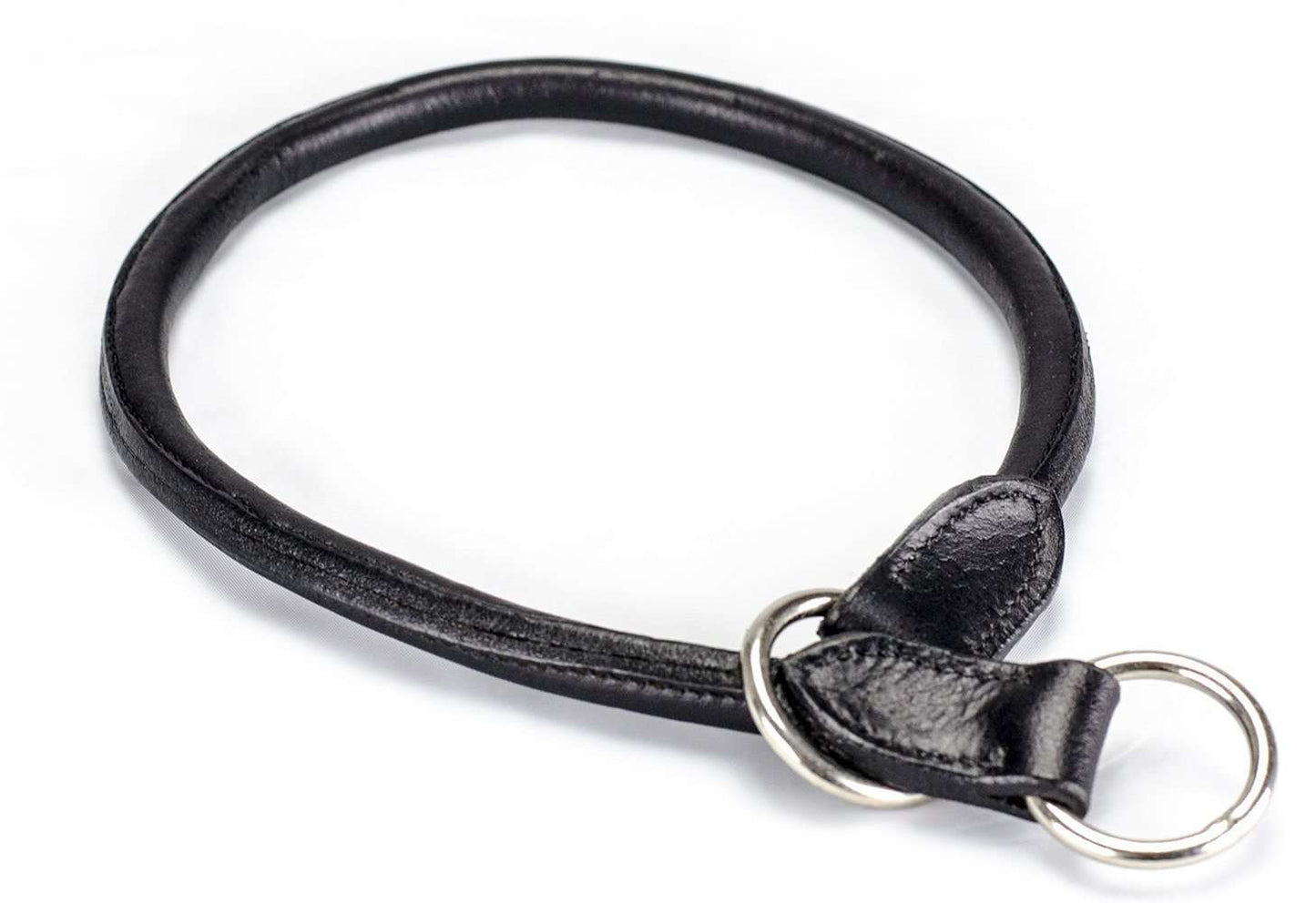 CuteNfuzzy Rolled Leather Choke Collar