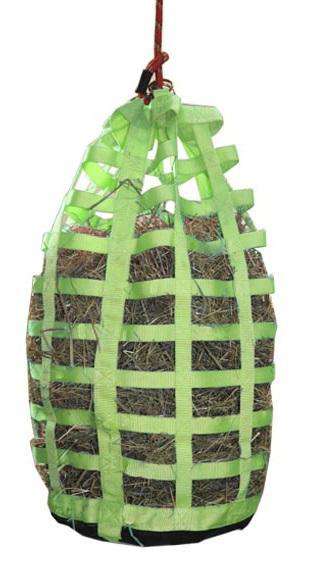 Derby Originals Go Around Slow Feeder Horse Hay Bag LIME Green