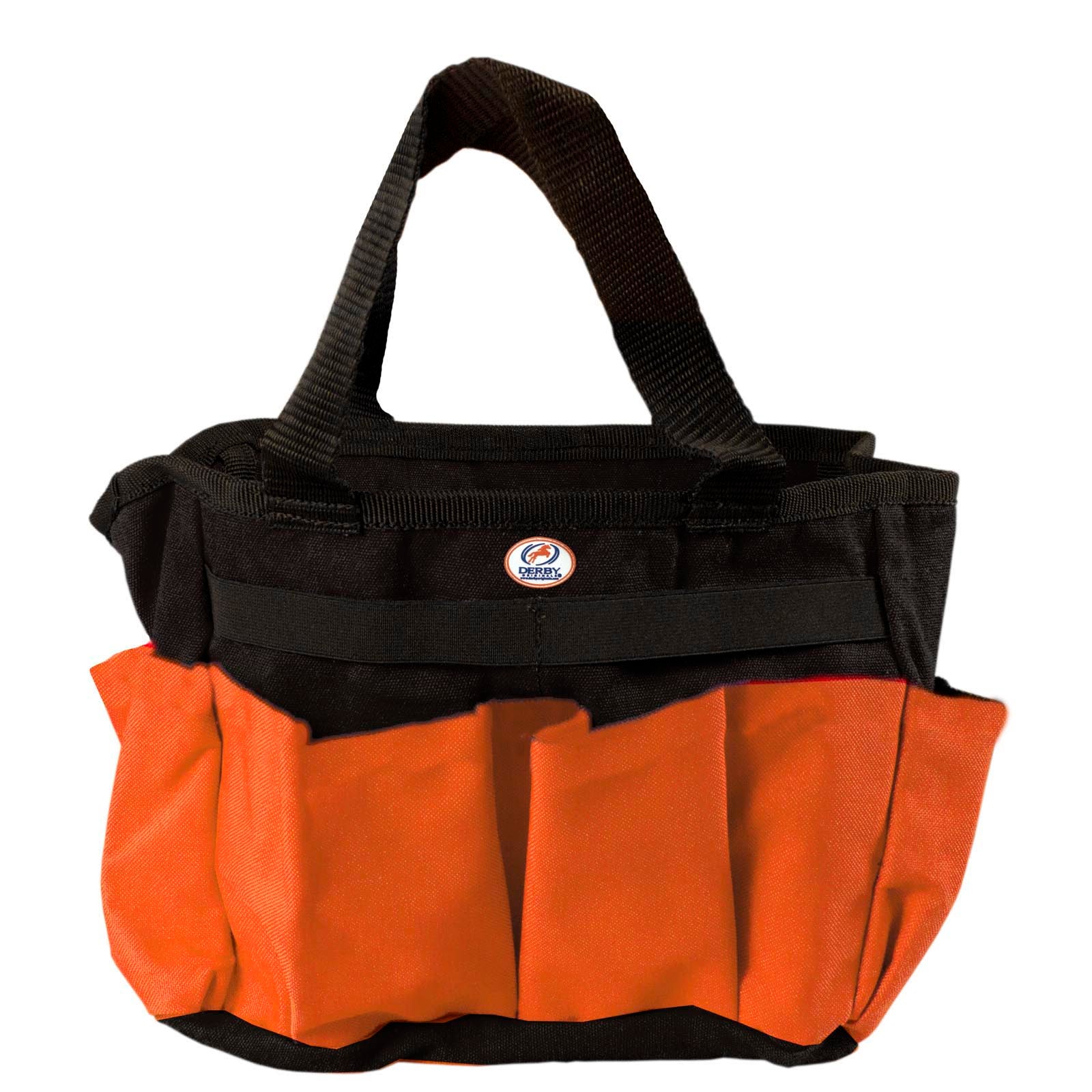 Nylon Horse / Dog Multi Pocket Grooming Tote Bag Orange