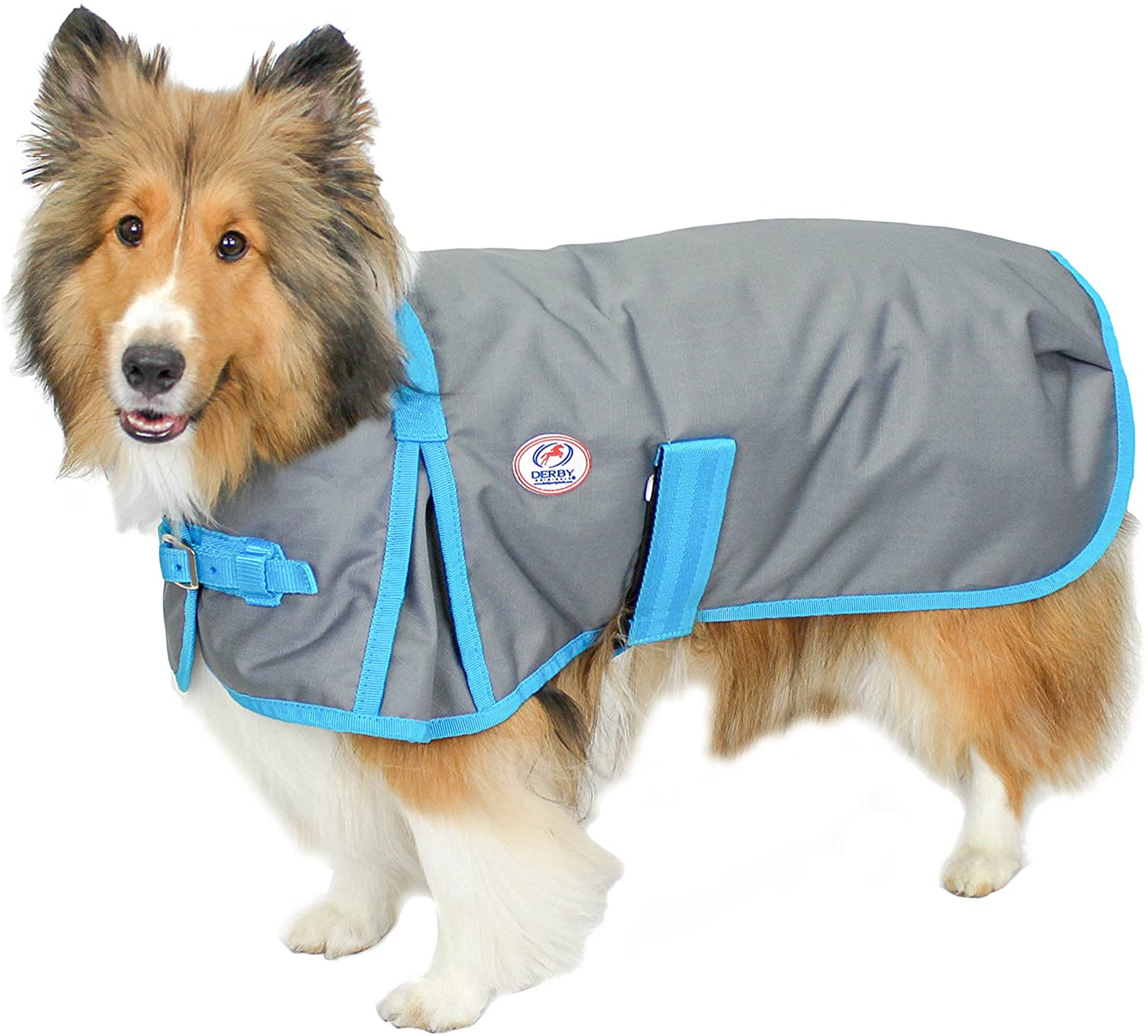 Derby 600D Dog Blanket Coat Waterproof  grey lifestyle