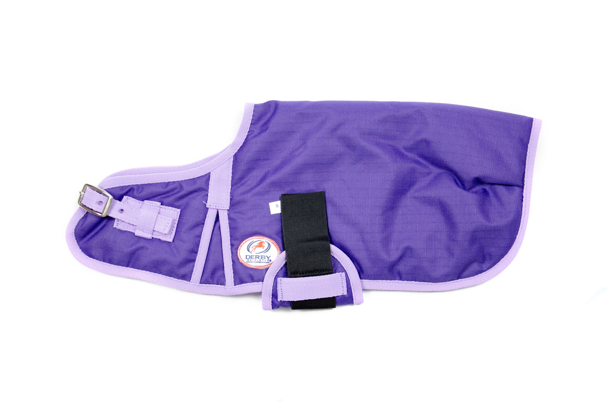 Derby 600D Dog Blanket Coat Waterproof purple side