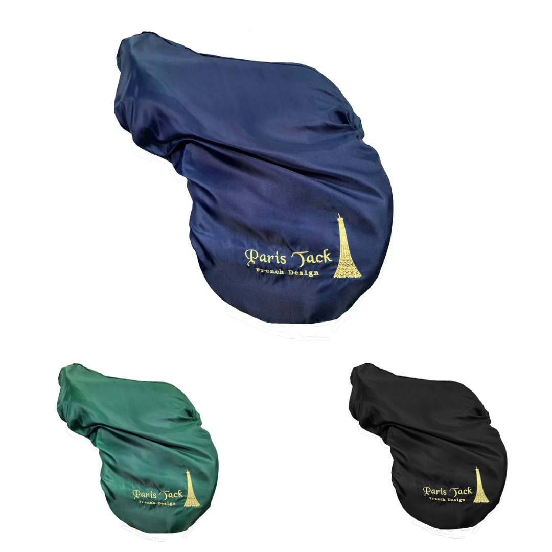 Paris Tack 420D Waterproof AP English Saddle Cover Scratch less Design with Fleece Lining