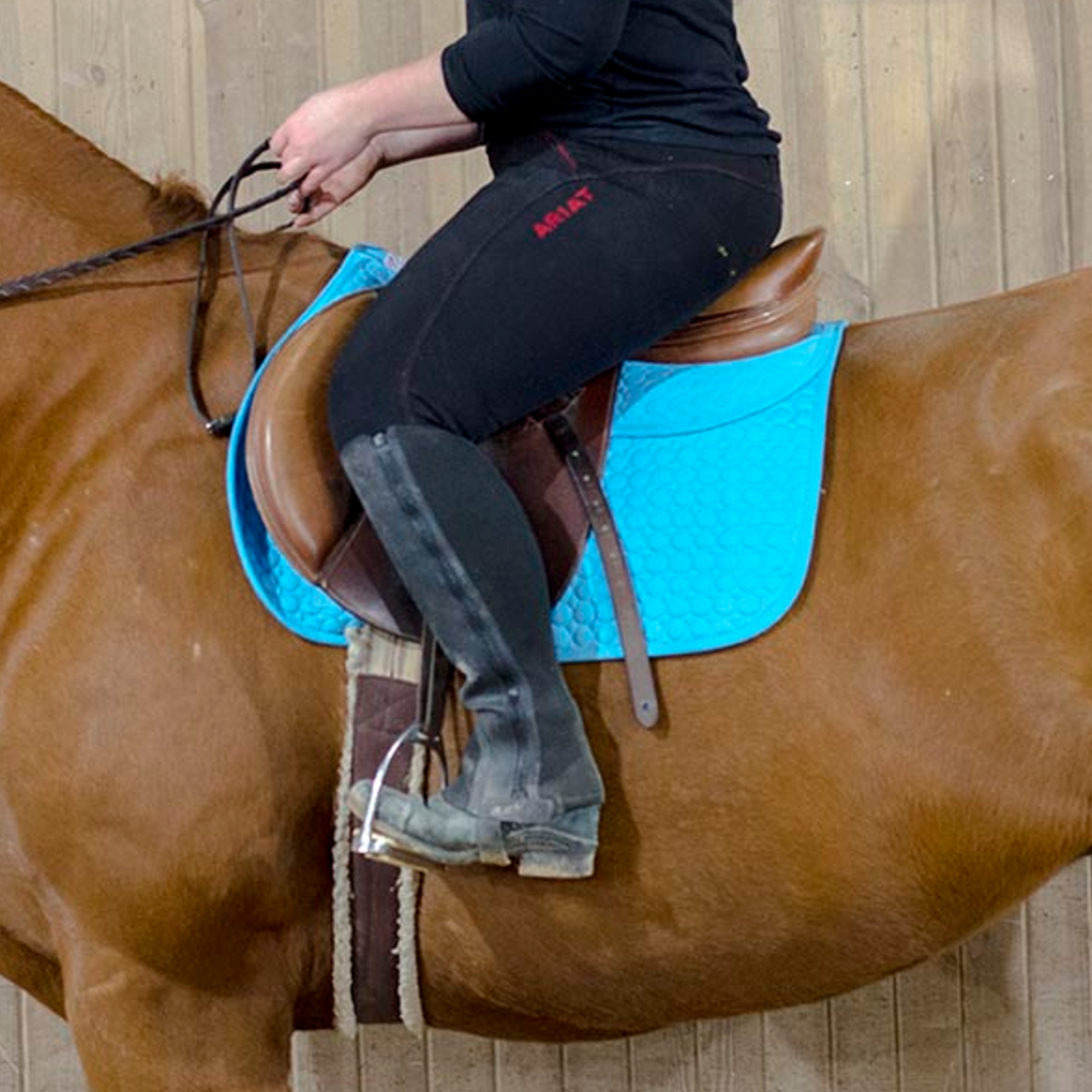 Purpose English Saddle Pad with Removable Memory Foam