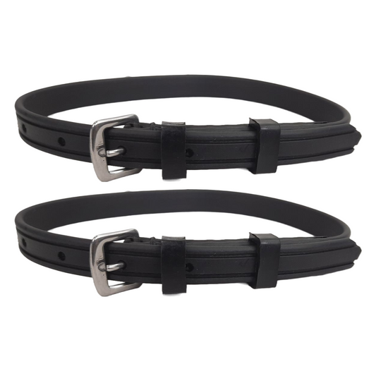 Paris Tack Bio Flex Webb English Spur Straps with 1 Year Warranty Leather Free Alternative