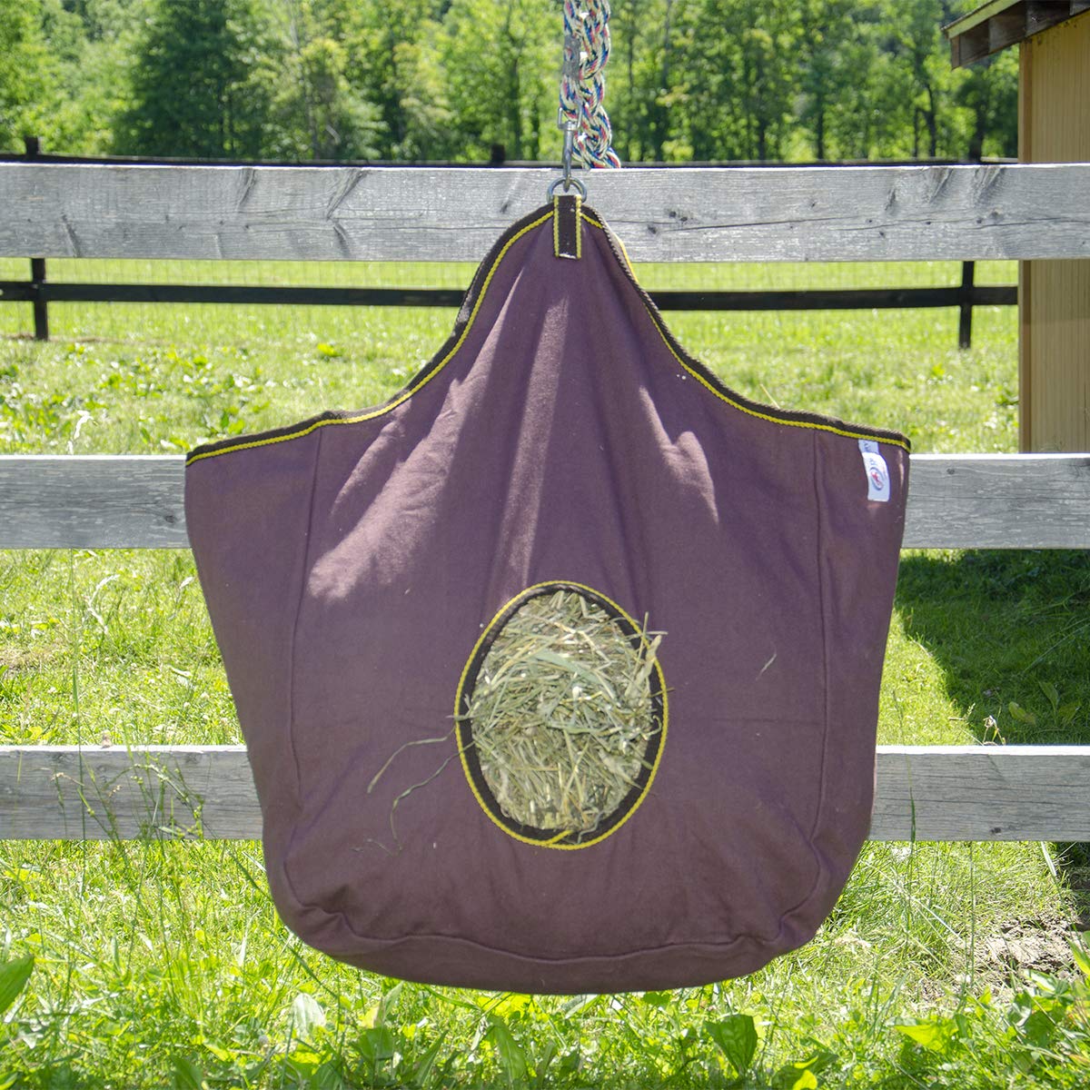 Canvas Horse Hay Bag  2 Sided Combo front