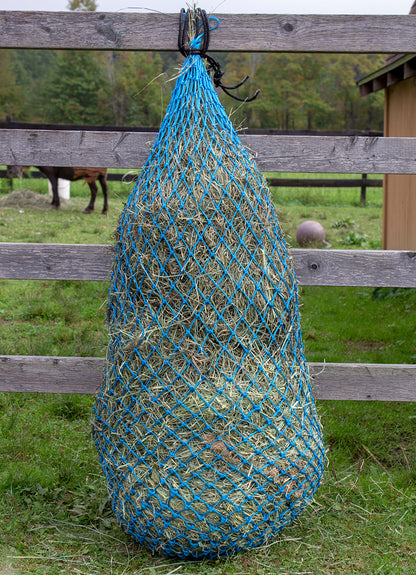 Derby Originals 56” Ultra Slow Feed Hay Nets for Horse 1.5" Holes Hold 8 Flakes