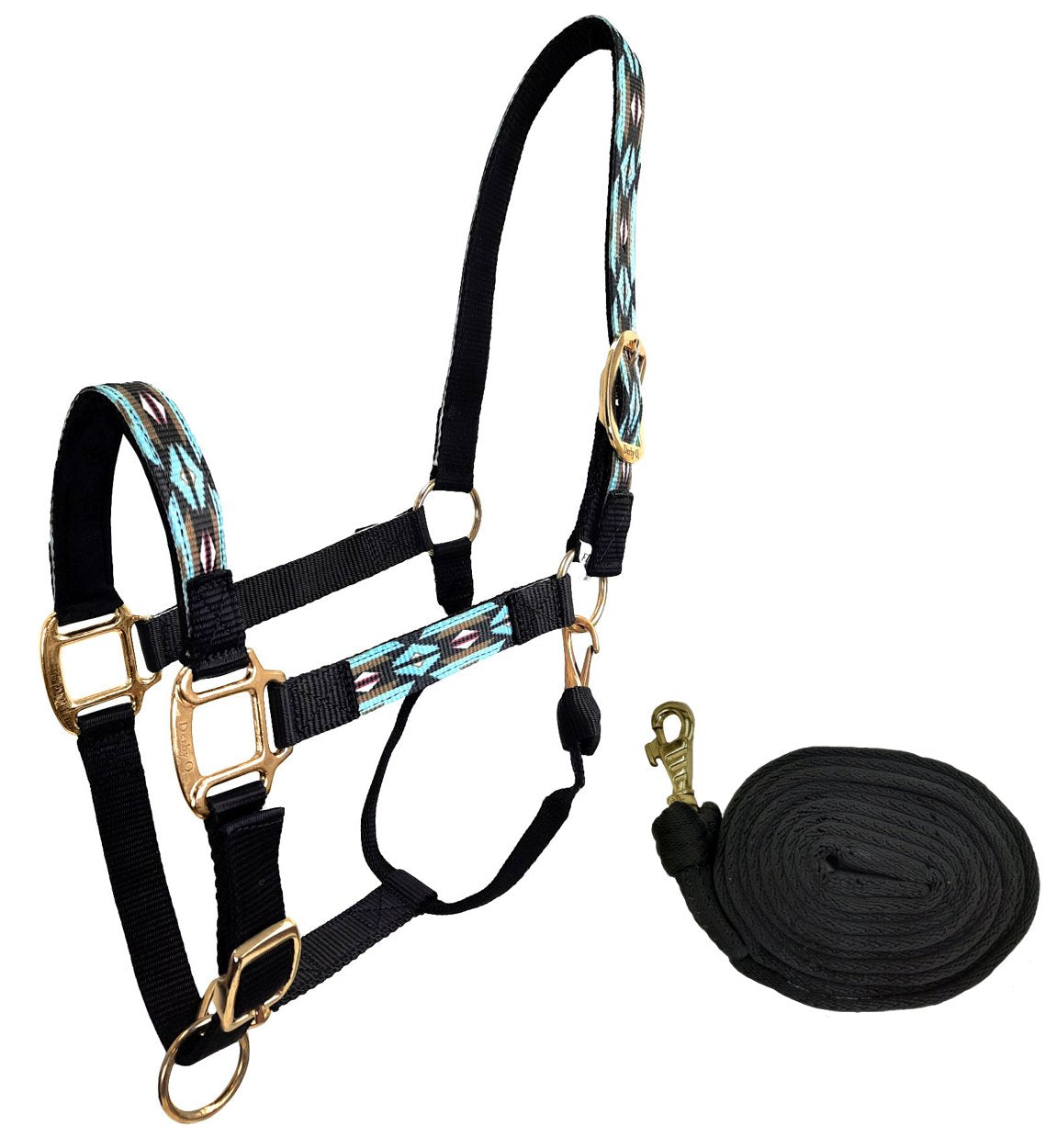 Patterned Nylon Adjustable Horse Halters 