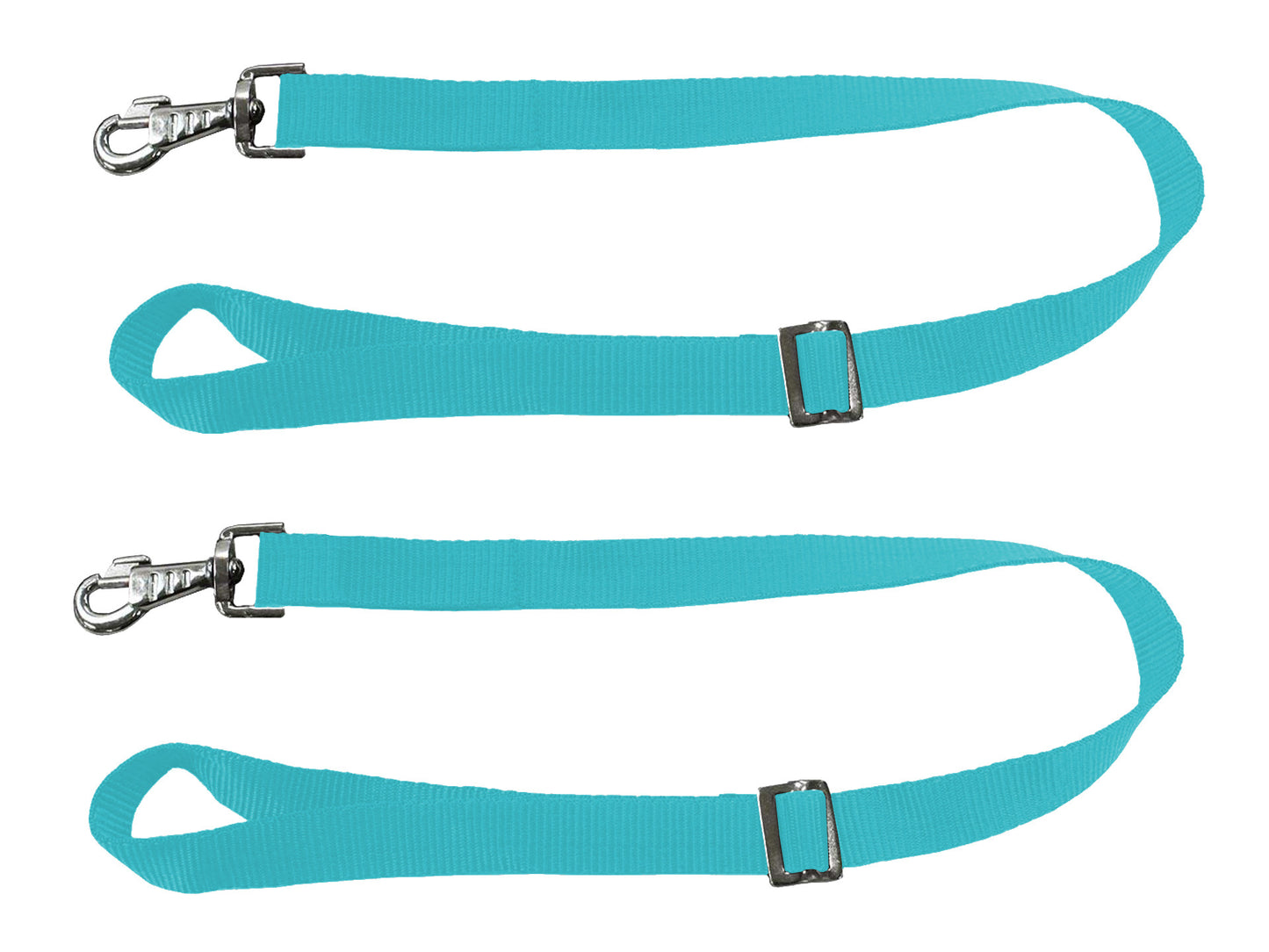 Paris Tack Multipurpose Adjustable Pair of Nylon Replacement Straps for Slow Feed Hay Bags Blue