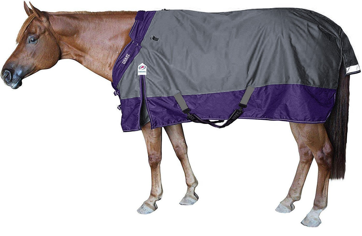 Derby Originals Nordic-Tough 1200D Heavy Weight Winter Horse Turnout Blanket Charcoal