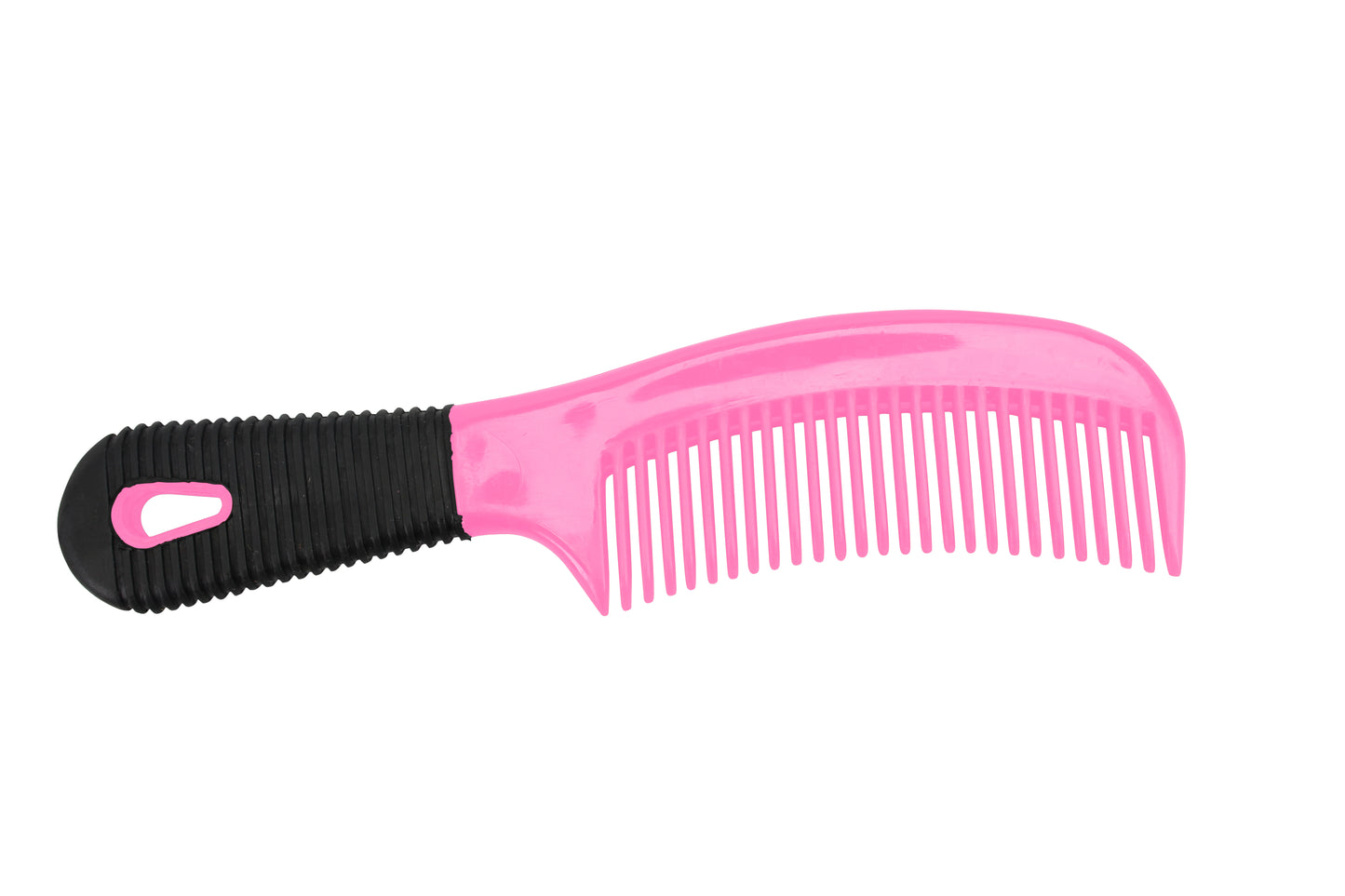 Tahoe Tack Horse Grooming Soft Grip Mane and Tail Comb Available in Three Colors Pink main