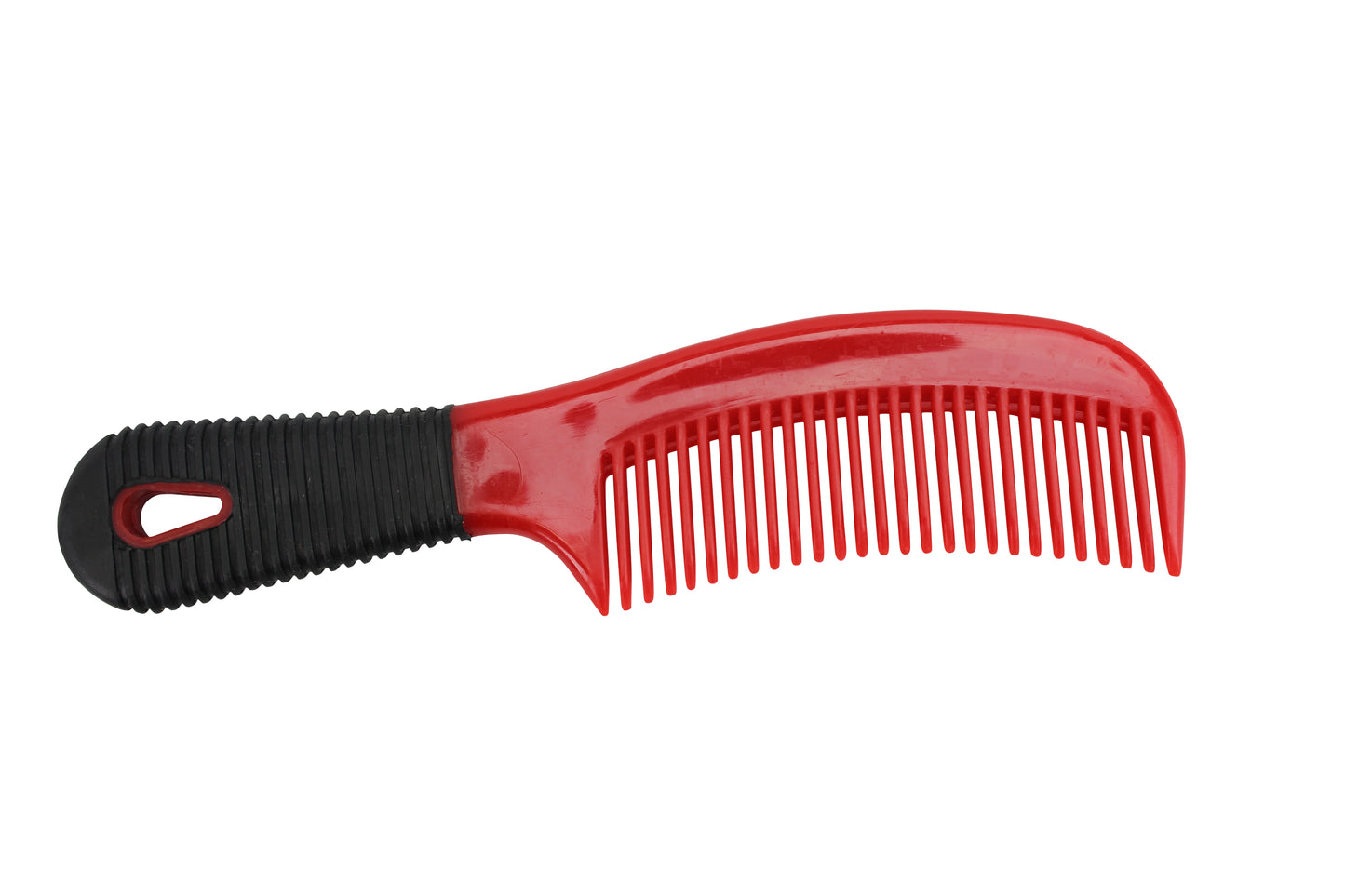 Tahoe Tack Horse Grooming Soft Grip Mane and Tail Comb Available in Three Colors Red main