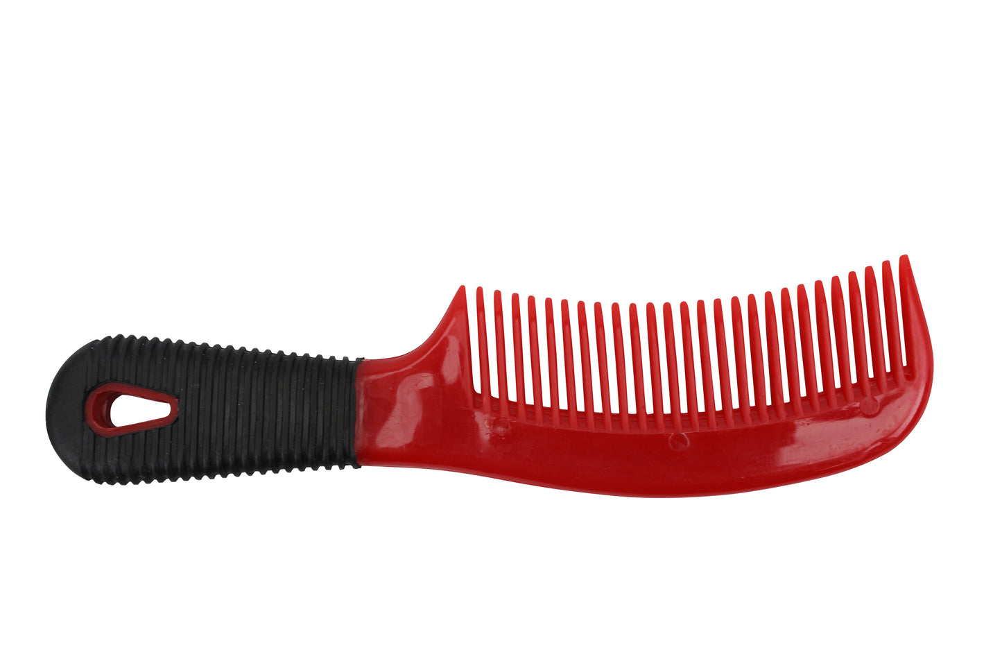 Tahoe Tack Horse Grooming Soft Grip Mane and Tail Comb Red Main View