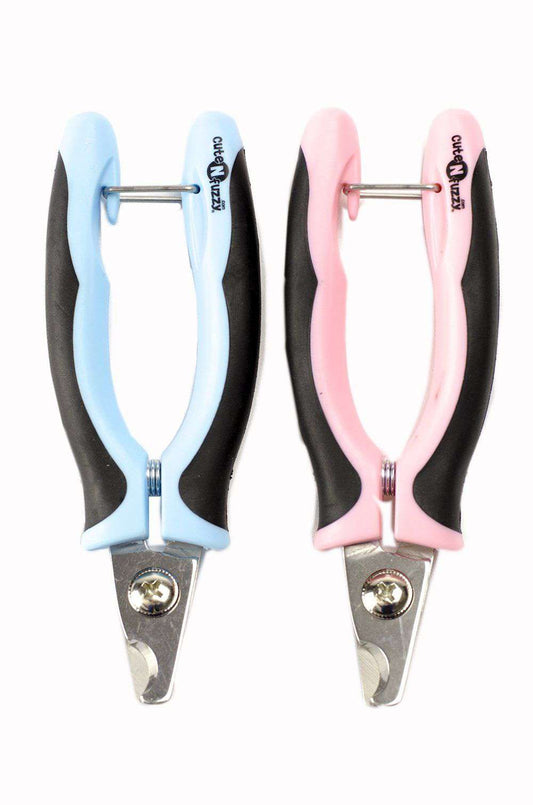 cuteNfuzzy® Professional Pet Nail Clipper w/ Bent Blade Medium