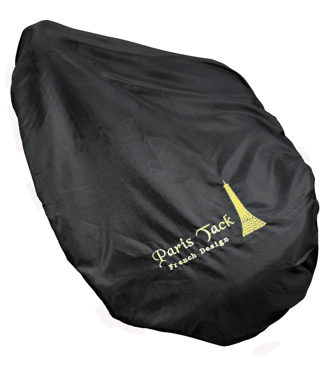 Paris Tack All Purpose English Saddle Cover with Fleece Lining Black Color