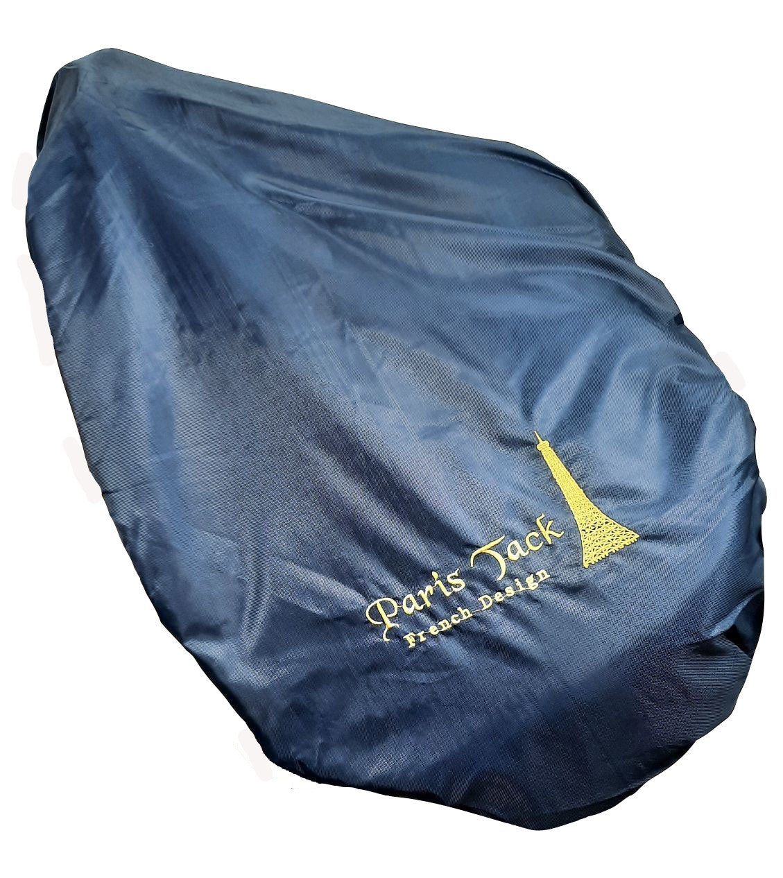 Paris Tack All Purpose English Saddle Cover with Fleece Lining Navy Cleaned