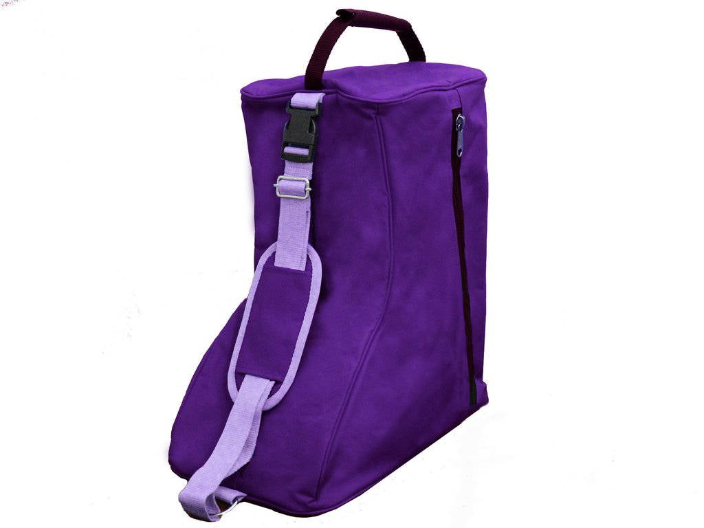 Tahoe Western Boots Carry Bags 3 Layers Padded Purple