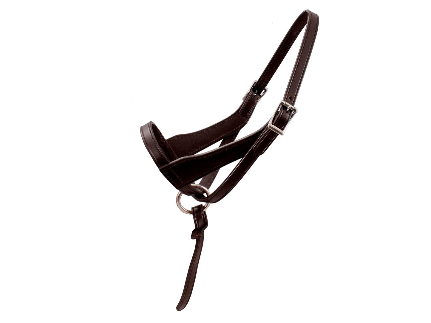 Paris Tack Double Layered Leather Grow With Me Adjustable Horse Foal Halter