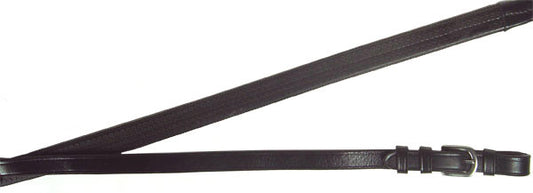 Macmillian Flat Rubber Reins with Buckles for English Bridles